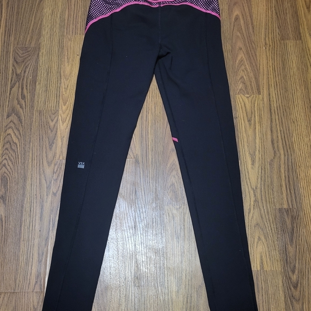 Womens Victoria Secret Leggings VSX Sport Knockout S/P Stretch C31 - Picture 7 of 14